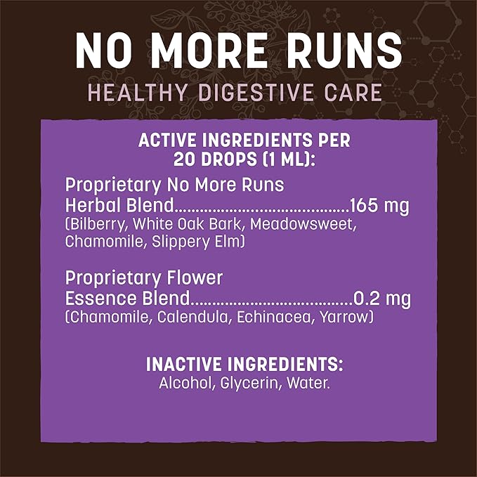 Earth Animal Herbal Remedies | No More Runs | 2 fl oz-PawvioPets