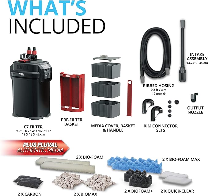 Fluval 307 Perfomance Canister Filter - for Aquariums Up to 70 Gallons - Aquarium Canister Filter-PawvioPets