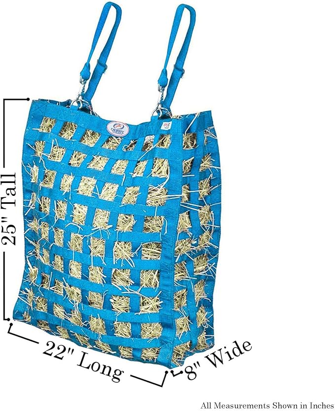 Derby Originals Superior Slow Feeder Horse Hay Bag with Super Tough Bottom and 1 Year Warranty-PawvioPets
