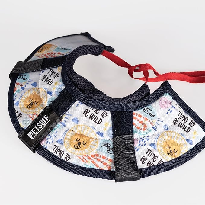 Cat Cone Collar – Colorful Cat Pattern - Lightweight Recovery Cone for Cats, Anti-Lick & Anti-Scratch, Vet Recommended, Elizabethan Collar (Colorful, XXS [Neck Girth: 7.5"-10.3"])-PawvioPets