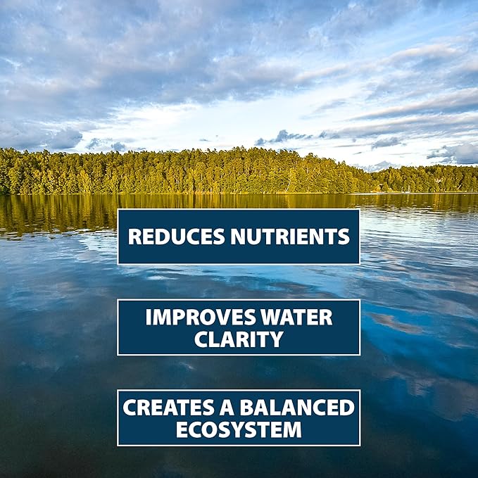 Airmax PondClear Packets, Beneficial Bacteria & Enzyme Clarifier Treatment with Ecoboost PRx, Clear & Clean Pond & Lake Water, Safe for Fish, 24 Count-PawvioPets