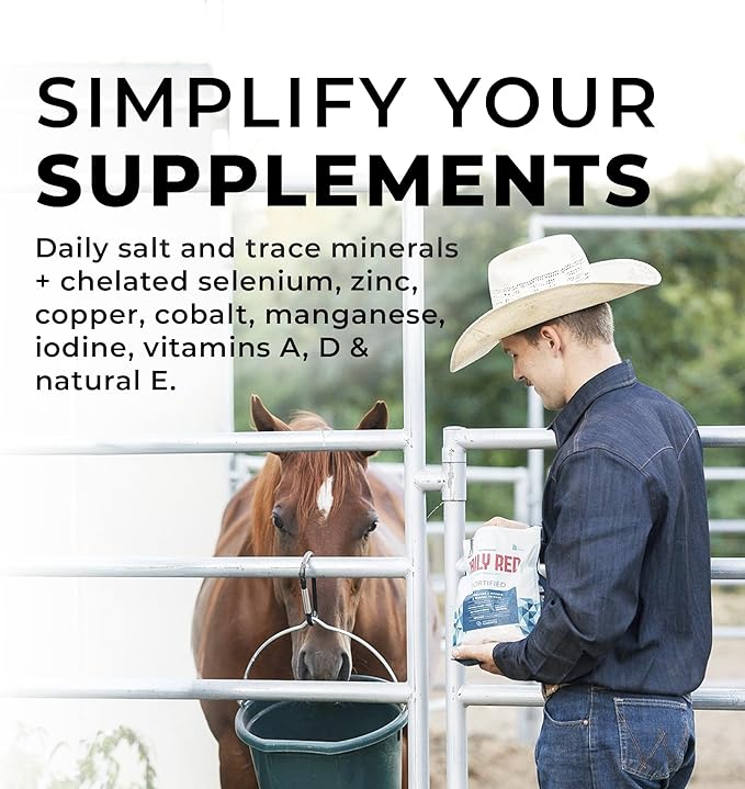 Daily Red Complete Wellness, Fortified Mineral Mix Supplement for Horses, 25lb Bucket-PawvioPets