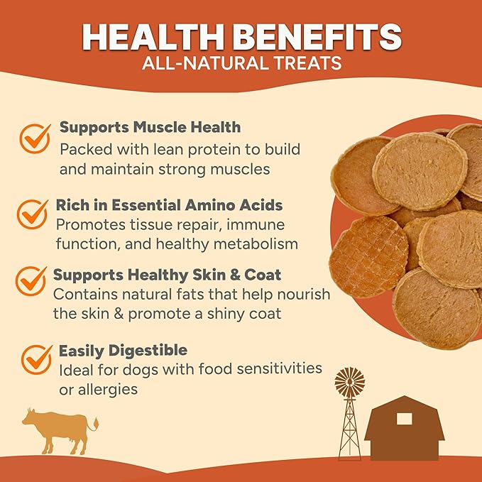Gaines Family Farmstead Chicken Chips for Dogs – 6 oz Natural, High-Protein Dog Treats, Rawhide-Free Chews, Single Ingredient, Grain-Free, Made in USA-PawvioPets