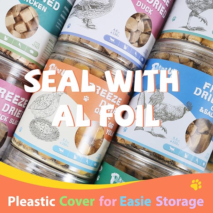 Freeze-Dried Pumpkin Treats for Dogs & Cats – High Fiber, Single Ingredient Natural Snacks for Digestion & Gut Health, Healthy Food Toppers, 1.58 oz-PawvioPets