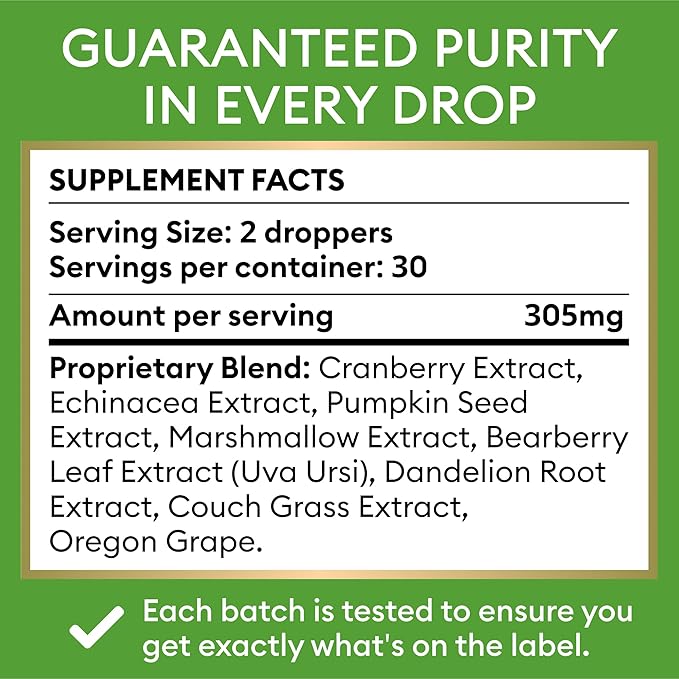 Dog UTI Treatment & Cat Urinary Tract Infection Treatment, Natural Herbal Liquid UTI Medicine, Organically Grown Cranberry Extract, Supports Urinary and Digestive Health, 2 fl oz, Made in USA-PawvioPets