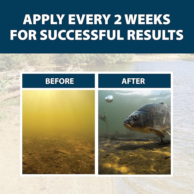 Airmax PondClear Liquid Bacteria for Lakes, Ponds & Water Garden Treatments, Natural Bio Clarifier & Cleaner for Crystal Clear Water, Remove Nutrients & Noxious Odor, Fish, Pet & Plant Safe, 1 Gallon-PawvioPets