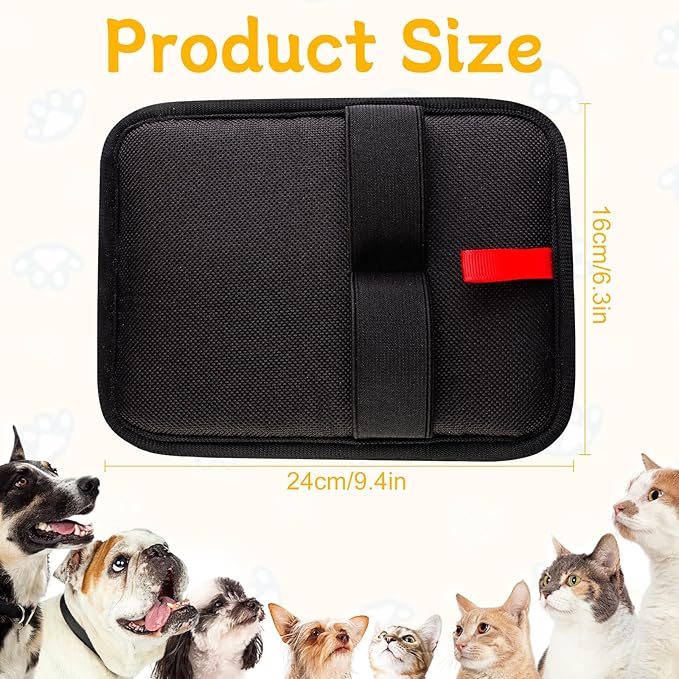 2 Pcs Static Pet Hair Removal Gloves, Reusable Electrostatic Pet Cat Dog Hair Remover Grooming Gloves Brush Tool for Couch, Furniture, Carpet, Car Seat-PawvioPets