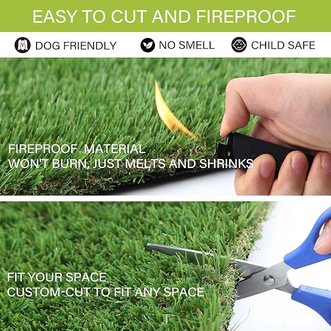 Dogs Grass for Potty Training, Artificial Grass for Dogs Puppy Fake Grass Pads 3×5ft Large Supplies Pets Litter Rugs for Puppy Training-PawvioPets