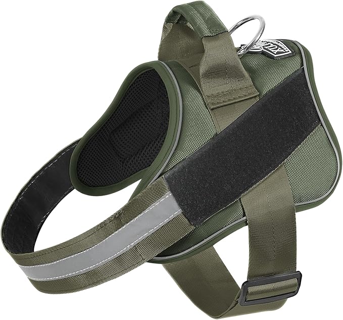 Bolux Dog Harness, No-Pull Reflective Dog Vest, Breathable Adjustable Pet Harness with Handle for Outdoor Walking - No More Pulling, Tugging or Choking-PawvioPets