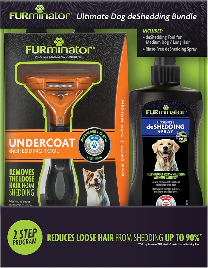FURminator Ultimate Dog deShedding Bundle-PawvioPets