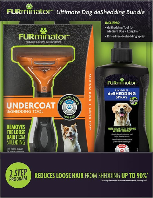 FURminator Ultimate Dog deShedding Bundle-PawvioPets