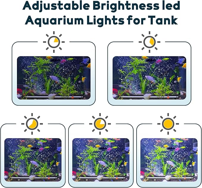 Bubbler Aquarium Fish Tank Decor: Submersible Aquarium Lighting with Oxygen Boost for Fish Lovers - Waterproof RGB Light Bar Bubble Wall for 30-35 Inch Saltwater Freshwater Fishes Tanks-PawvioPets