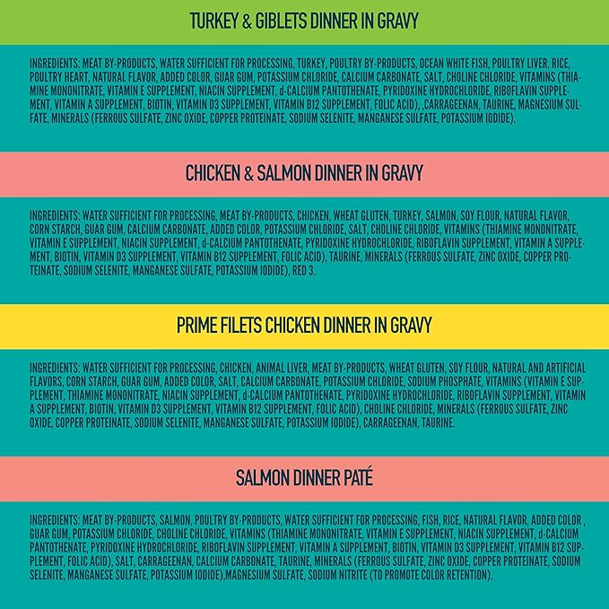 A Strong Heart Canned Wet Cat Food, Dinner Variety Pack - 5.5 oz Cans (Pack of 32), Made in The USA with Real Chicken, Turkey & Salmon-PawvioPets