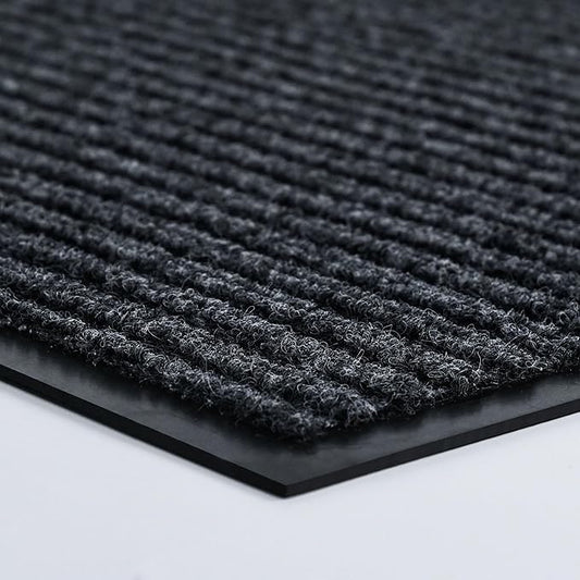 Durable Front Door Mat, Heavy Duty Indoor Outdoor Doormat, 72" x 48" Low Profile Outdoor Mats for Home Entrance, Stain and Fade Resistant Shoe Scraper Mat, Ideal for High Traffic Area-PawvioPets