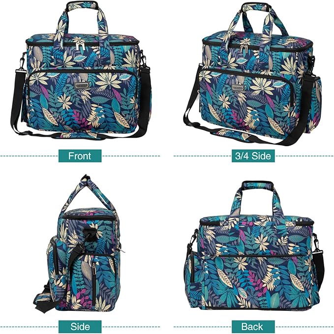 BAGLHER Dog Travel Bag, Pet Travel Bag (ALL Pet Travel Supplies), With 2 Pet Food Containers and 2 Collapsible Silicone Bowls; Essential Kits for Pet Travel Hawaii-PawvioPets