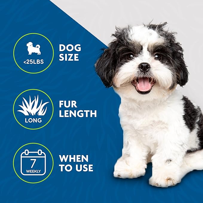 FURminator Small Dog Undercoat deShedding Tool, Long Hair, Reduces Loose Hair from Shedding-PawvioPets