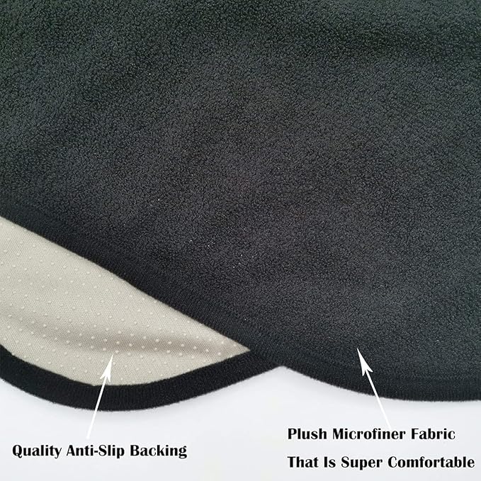 Car Seat Cover Protector Front Seats,for Gym Workout,Running,Swimming,Beach and Hiking,Waterproof Sweat Towel Bucket Seat Covers for Cars SUV Trucks (Black, 1Pcs)-PawvioPets