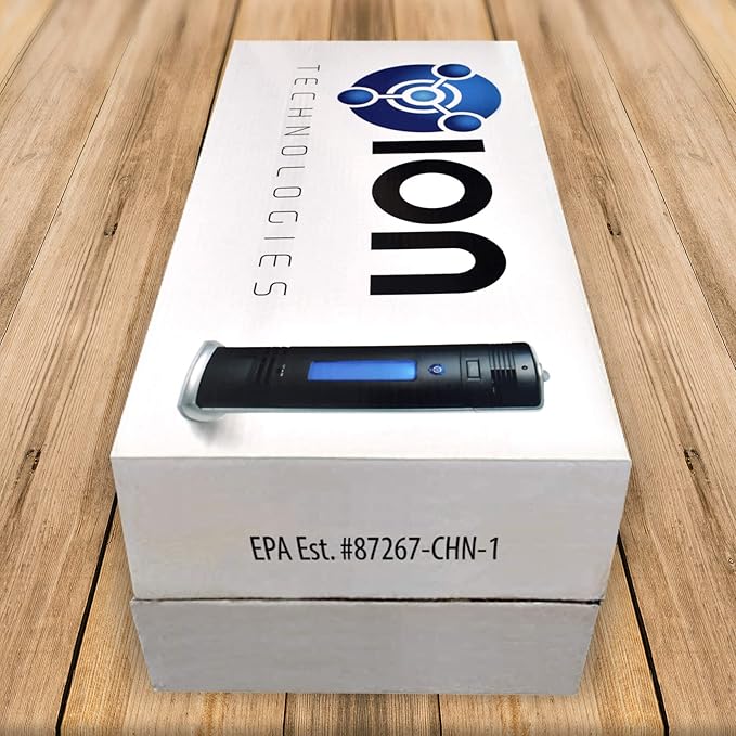 B-1000 Permanent Filter Ionic Air Purifier Pro Ionizer with UV-C, New (Black)-PawvioPets