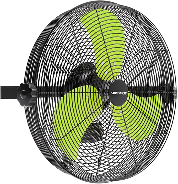 18 Inch Wall Fan Pro Series - 4900 CFM 3 Speed High Velocity Industrial Wall Mount Fans for Commercial, Residential, Warehouse, Covered Patio, Shop, Garage, Barn, Gazebo UL Safety Listed-PawvioPets