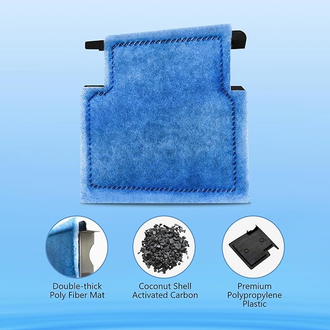 Aquarium Filter Cartridge Replacement Rite-Size A Filter Cartridges 32 Pack Compatible with Power Filters 75/100-PawvioPets