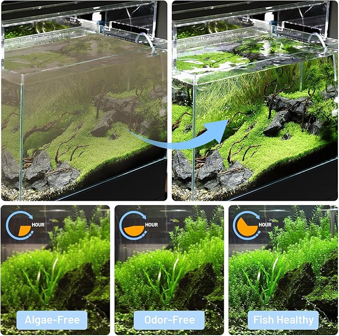 Aquarium Sponge Filter – Cut-to-Fit Filter Foam for Most Fish Tanks, Efficiently Traps Debris & Particles, Easy to Clean Prefilter Sponge for Aquarium, Dye-Free, 20x20x1 Inch, (50PPI)-PawvioPets