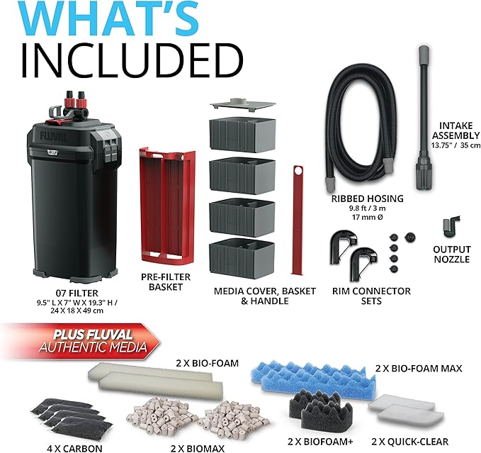 Fluval 407 Perfomance Canister Filter - for Aquariums Up to 100 Gallons - Aquarium Canister Filter-PawvioPets