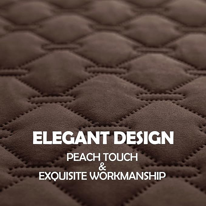 gogobunny 100% Double Sided Waterproof Dog Blanket Soft Pet Bed Cover Reversible Protect Furniture Couch Sofa Car for Puppy Cat Kids (Dark Chocolate/Light Chocolate, 30x80 Inch (Pack of 1))-PawvioPets