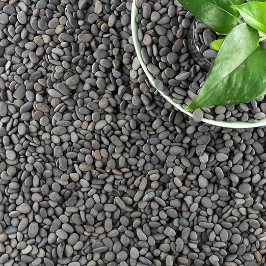 18lb Small Smooth River Rocks Pebbles for Plants & Succulents, Decorative Outdoor Landscaping Garden Rocks, Natural Mexican Beach Pebbles, Gravel for Aquarium, Fish Tanks, Vase and Yard Decor-PawvioPets