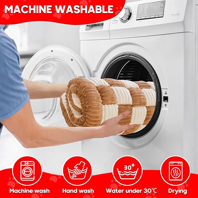 Dog Car Bed Mat, Non-Slip Backseat Extender Pet Blanket, Plaid Dog Bed for SUVs, Sedans & Trucks, Chew-Resistant Travel Pad for Dogs, Easy Clean & Scratch-Proof & Comfort (50"x24.6")-PawvioPets