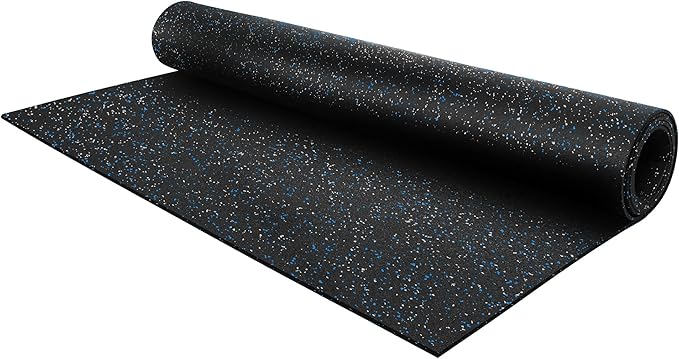 Flooring Inc's 1/4" Thick Tough Rubber Flooring Roll | Flexible Recycled Rubber Floor Mats for Home Gym | Heavy Duty Rubber Mat for Home Gyms, Sheds, Horse Stall Mat or Trailer-PawvioPets