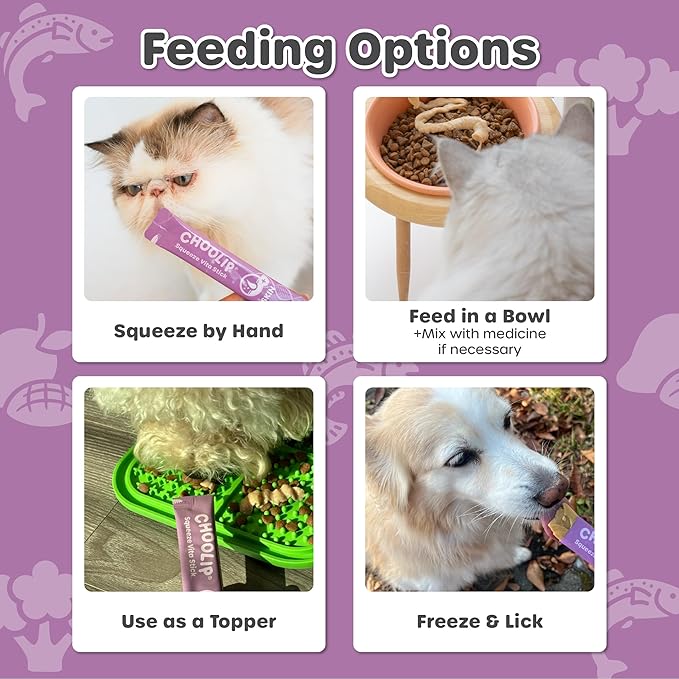 Grab & Go Squeeze Vita Stick Lickable Treats for Dogs & Cats. 49 Coat Support Sticks with Essential multivitamins. Soft and Tasty Paste for All Life Stages, Supporting Coat Health-PawvioPets