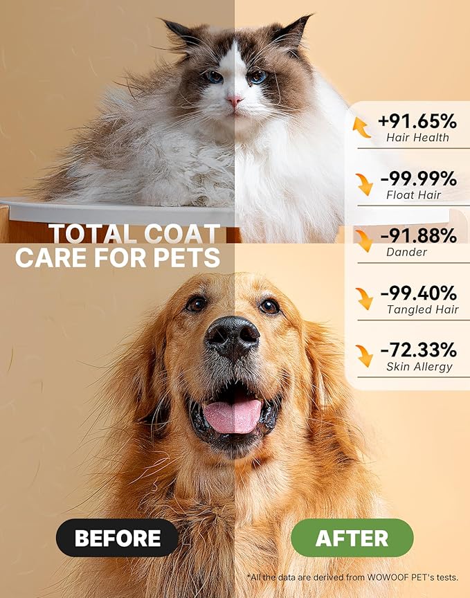 5-in-1 Cat Hair Brush, Dog Grooming Steam Comb for Long Short Haired Indoor Cats Spritz Comb for Deshedding, Detangling, Pet Brush for Kitten Rabbit Massage, with 3 Essence Liquid-PawvioPets