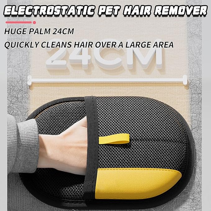 2025 New Pet Hair Removal Glove for Cats & Dogs, Grooming Gloves for Dogs, Static Removal Gloves for Pet Hair, Reusable Pet Hair Remover Glove(3)-PawvioPets