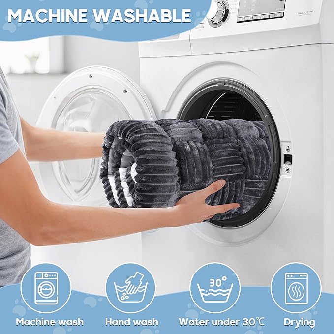 Dog Car Bed Mat, Non-Slip Backseat Extender Pet Blanket, Plaid Dog Bed for SUVs, Sedans & Trucks, Chew-Resistant Travel Pad for Dogs, Easy Clean & Scratch-Proof & Comfort (50"×24.6") Gray-PawvioPets