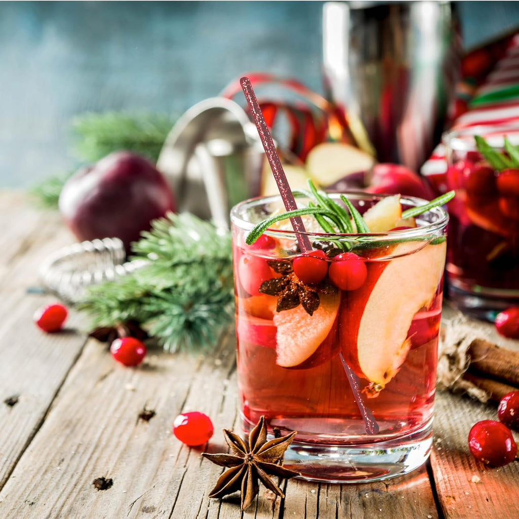 Coffee and Cocktail Stirrers, Reusable Plastic Drink Stirrer Sticks, 100 Ball Head Swizzle Sticks, Use as a Cocktail Garnish or Cake Pop Stick, and Restaurant Supplies, 6 inch (Red)