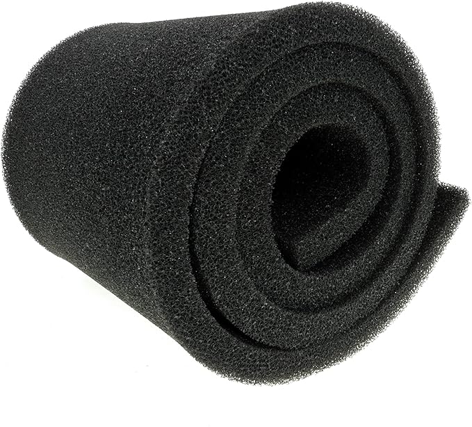 AFA Aquarium Filter Media Sponge Pad, Fish Tank Bio Open Cell Coarse Foam Block Foam Pre Filter Sponge Material (12" x 72" x 1" 25ppi)-PawvioPets