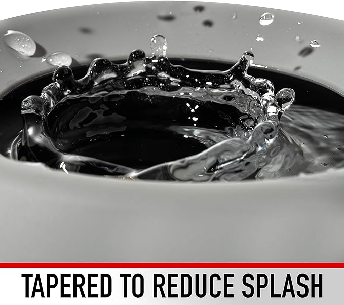 Franklin Pet Supply Co. Co. Spill Proof Pet Bowl - No Splash Travel Water + Food Dish for Dogs + Cats - Portable - 16 oz. - BPA Free-PawvioPets