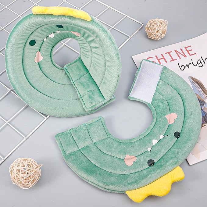 FRIUSATE Cat Cone Collar Soft, Cute Cat Recovery Collar Soft Adjustable Cat Cones to Stop Licking Comfortable Breathable Lightweight Neck Cone for Cats Kittens Pet After Surgery-PawvioPets