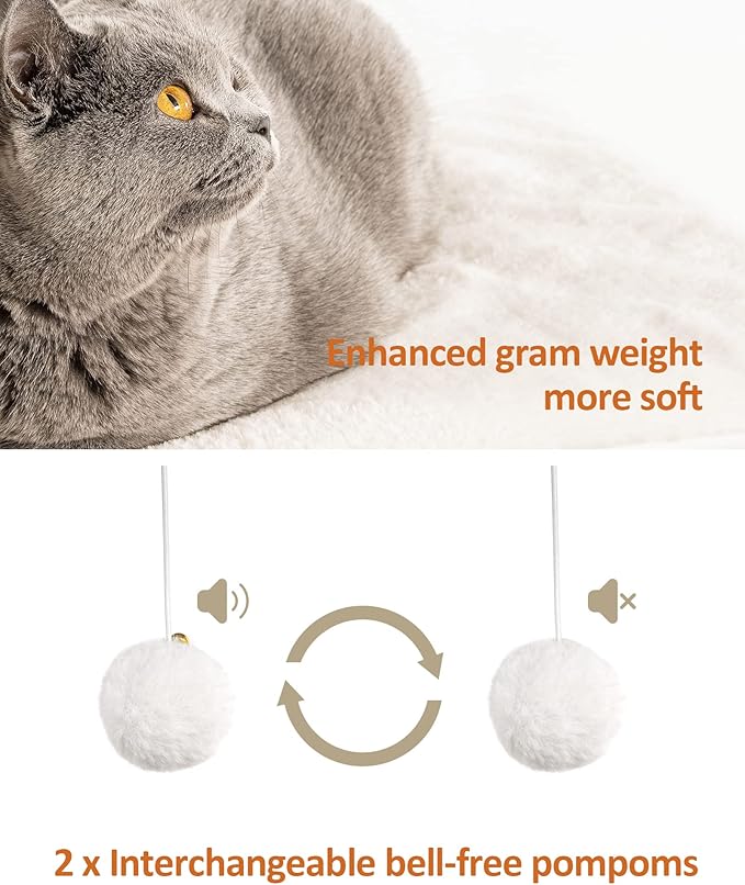 FourFurPets 43.8in 3-Tier Modern Cat Tree Tower Condo, Cat Scratch Posts for Indoor Cats, Big Plate, Two 19.7in Full Sisal Scratching Posts, Rustic Brown-PawvioPets