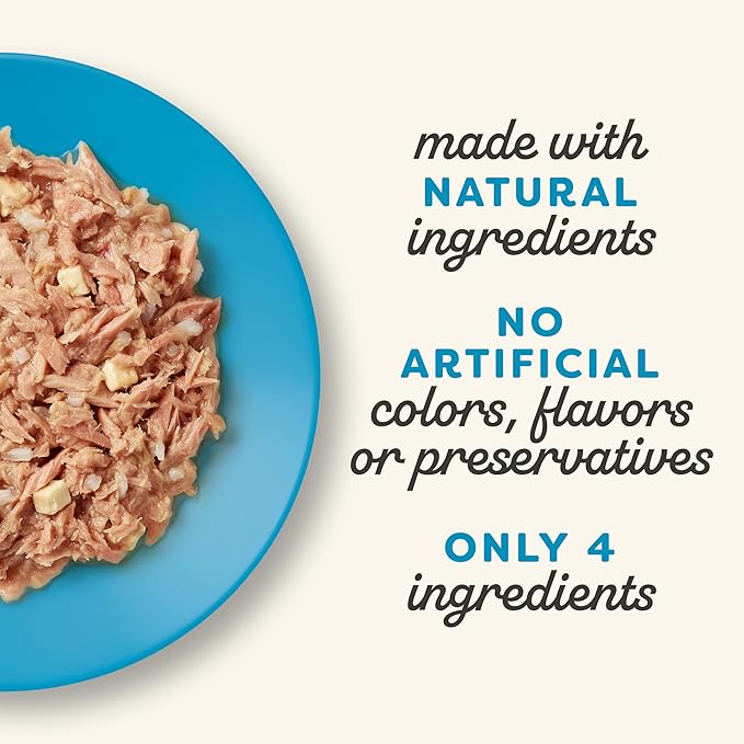 Applaws Wet Cat Food, 24 Count, Limited Ingredient Canned Wet Cat Food, Tuna Fillet with Cheese in Broth, 2.47oz Cans-PawvioPets