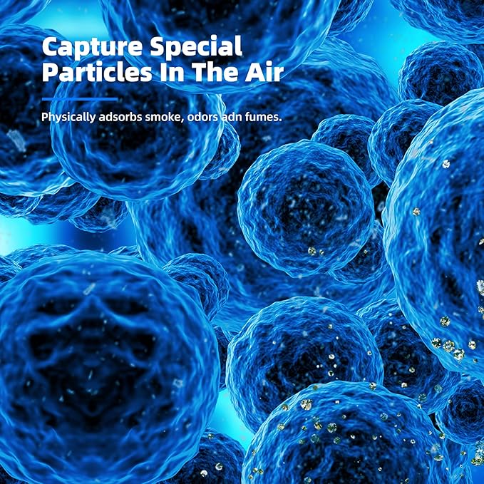 AROEVE MK04 Air Filter Suitable for MK04 for Dust, Pet Dander, Smoke, Pollen for Bedroom and Office- Standard Version(2 Pack)-PawvioPets