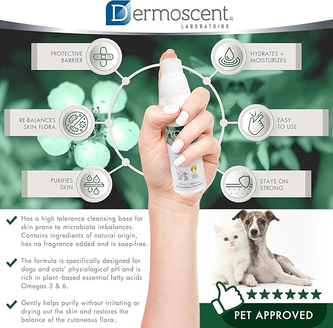 Dermoscent PYOclean® Spray for Dogs & Cats 50 ml (1.66 fl. oz.)-PawvioPets