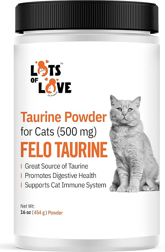 FELO Taurine - Taurine Supplement for Cats, Taurine for Cats, Taurine Powder for Cat - 16 Oz, Powder (Thomas Pet Earlier)-PawvioPets