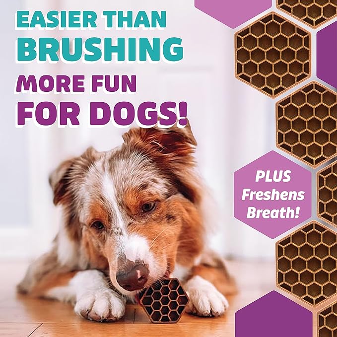 Dog Dental Treats – Vet VOHC Approved – Delicious Chicken Protein – Removes Tartar with Cleaning Comb Shape – Dental Dog Treats for Small Dogs (24oz, 42 Count)-PawvioPets