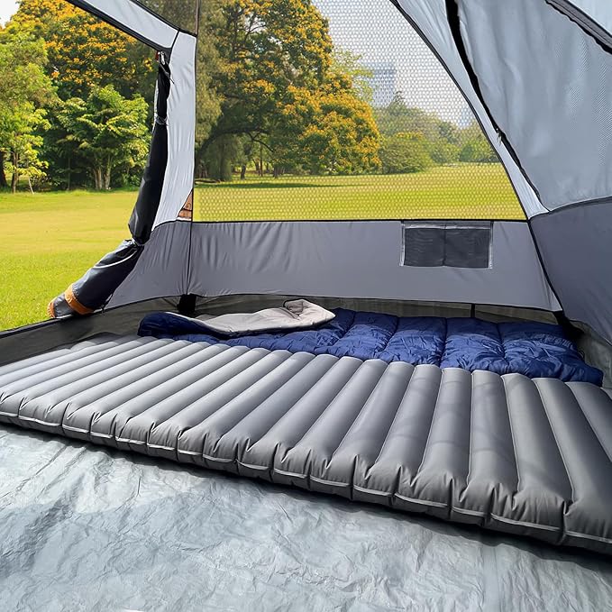 Amazon Basics Camping Tent, 3-Season Dome Design with Rainfly-PawvioPets