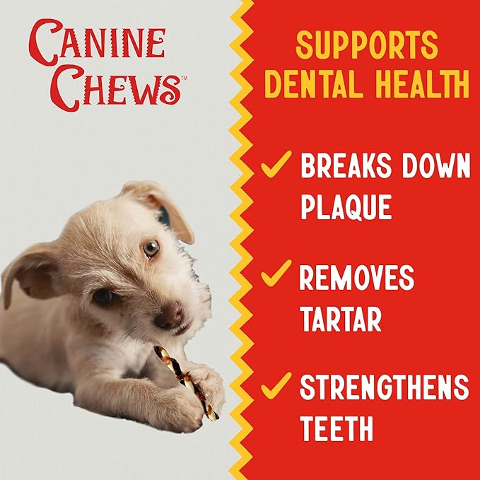 Canine Chews 5" Triple Flavor Rawhide Stick Twists for Small Dogs Dog Treat Dental Stick Chicken, Pork, Beef Flavor Chew Toy (100 Pack)-PawvioPets
