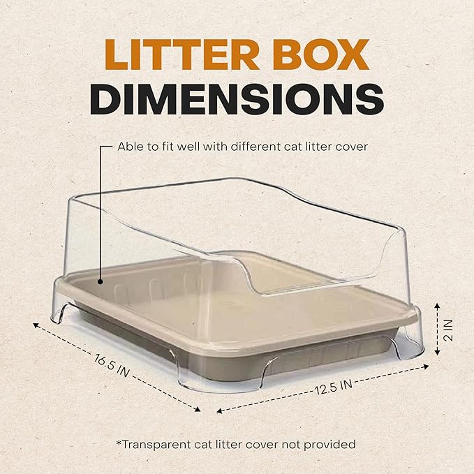 Disposable Litter Boxes for Kittens - Multi-Value (15 Pack), Kitten, Rabbit, and Senior Cat, Shallow, Small, Sanitary Must-Have 16.5 x 12.5 x 2 in.-PawvioPets