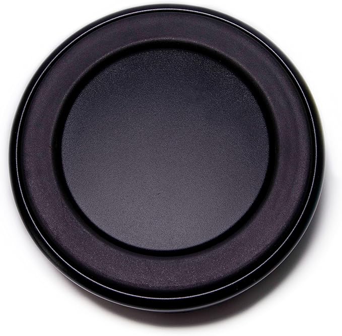 64 oz Black Anti-Skid Dog Bowl, Vacuum Insulated, Powder Coated, Stainless Steel, Non-Slip, Easy to Clean-PawvioPets