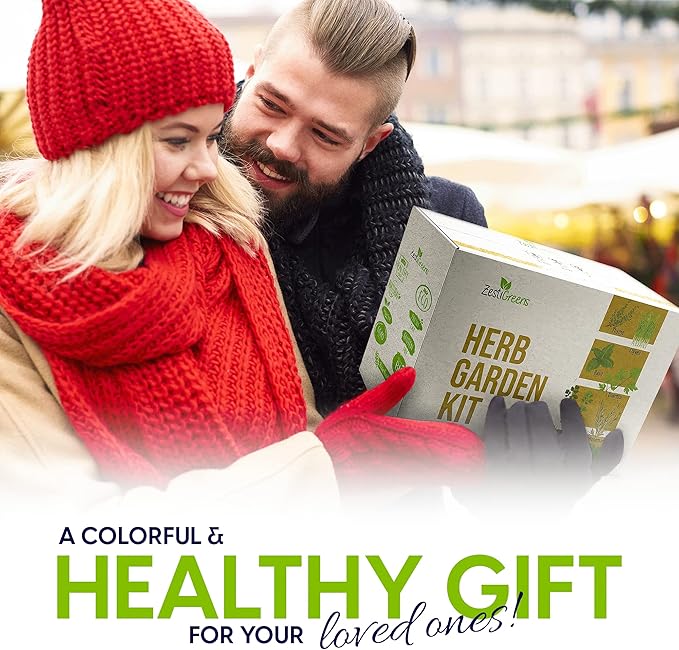 Deluxe Indoor & Outdoor Herb Garden Kit – 8 or The Most Popular Culinary Herbs with Pots & Soil for Windowsill or Patio Growing-PawvioPets