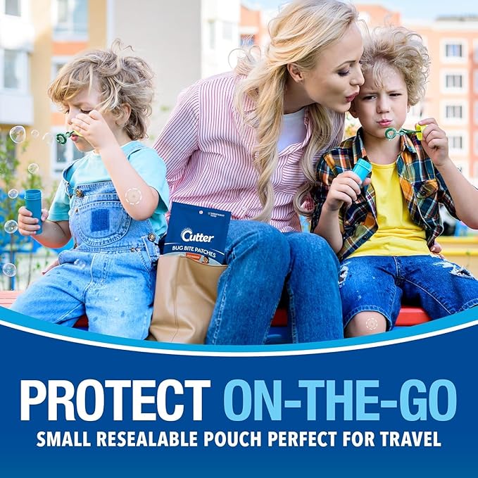 Cutter Bug Bite Patches Itch Relief Hydrocolloid Patches for Kids & Adults, Absorbs Fluids, Helps Heal, Prevents Scratching, Mosquito Itch Relief, Hydrocortisone & Suction Tool Alternative, 153 Count-PawvioPets